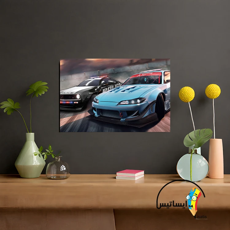 طرح بازی need for speed مدل رالی ماشین اسپرت