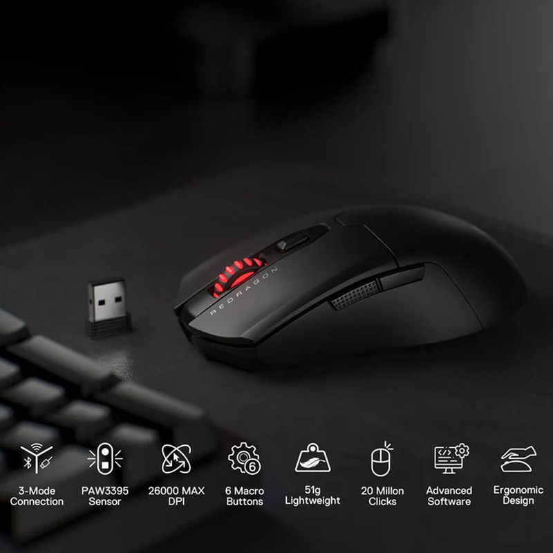 ماوس گیمینگ ردراگون مدل FYZU M995 Pro