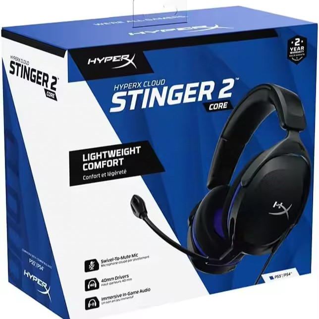 هدست مخصوص بازی هایپرایکس مدل cloud stinger 2 core for PS4/PS5