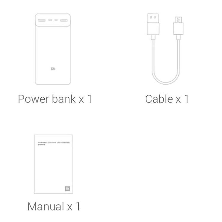 پاوربانک 18 وات شیائومی مدل Mi PB3018ZM ظرفیت 30000 میلی آمپر