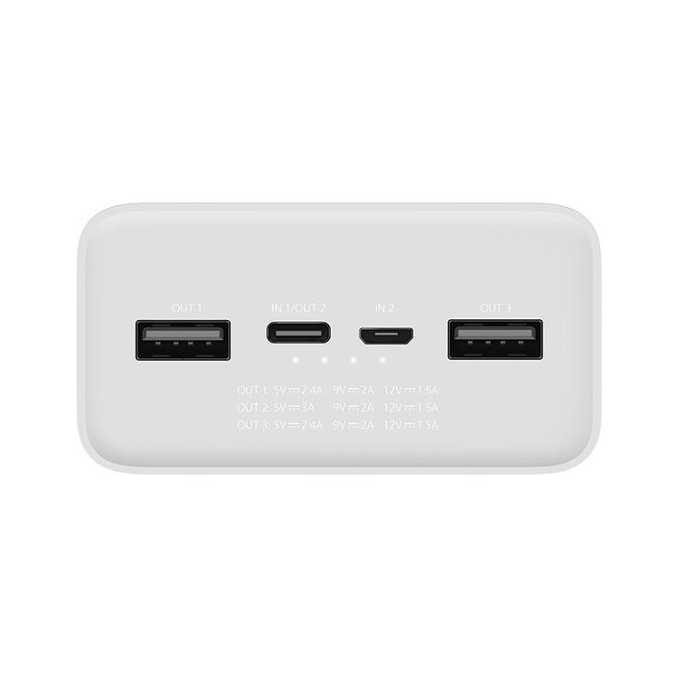 پاوربانک 18 وات شیائومی مدل Mi PB3018ZM ظرفیت 30000 میلی آمپر